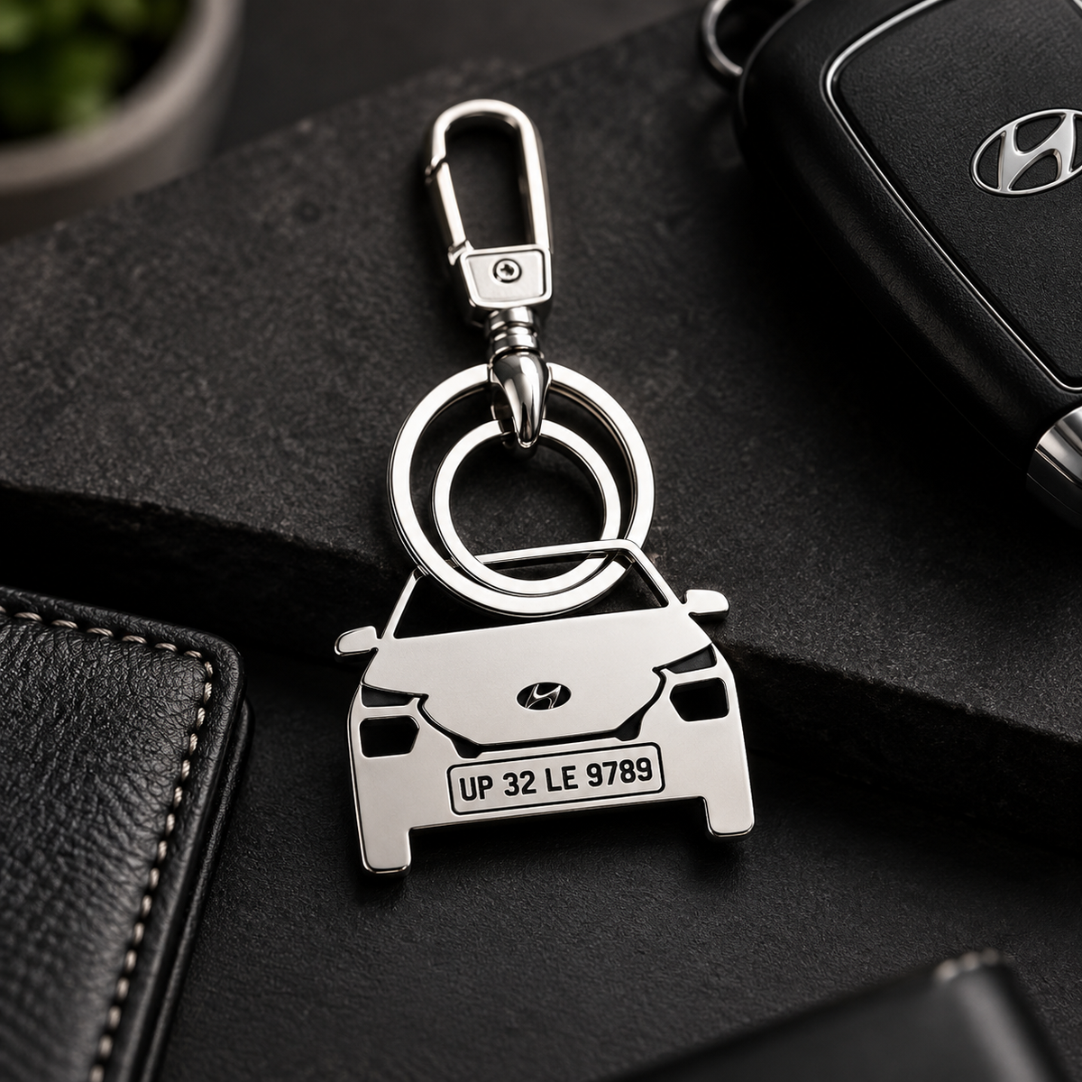 Personalised Car Number Plate Keychain
