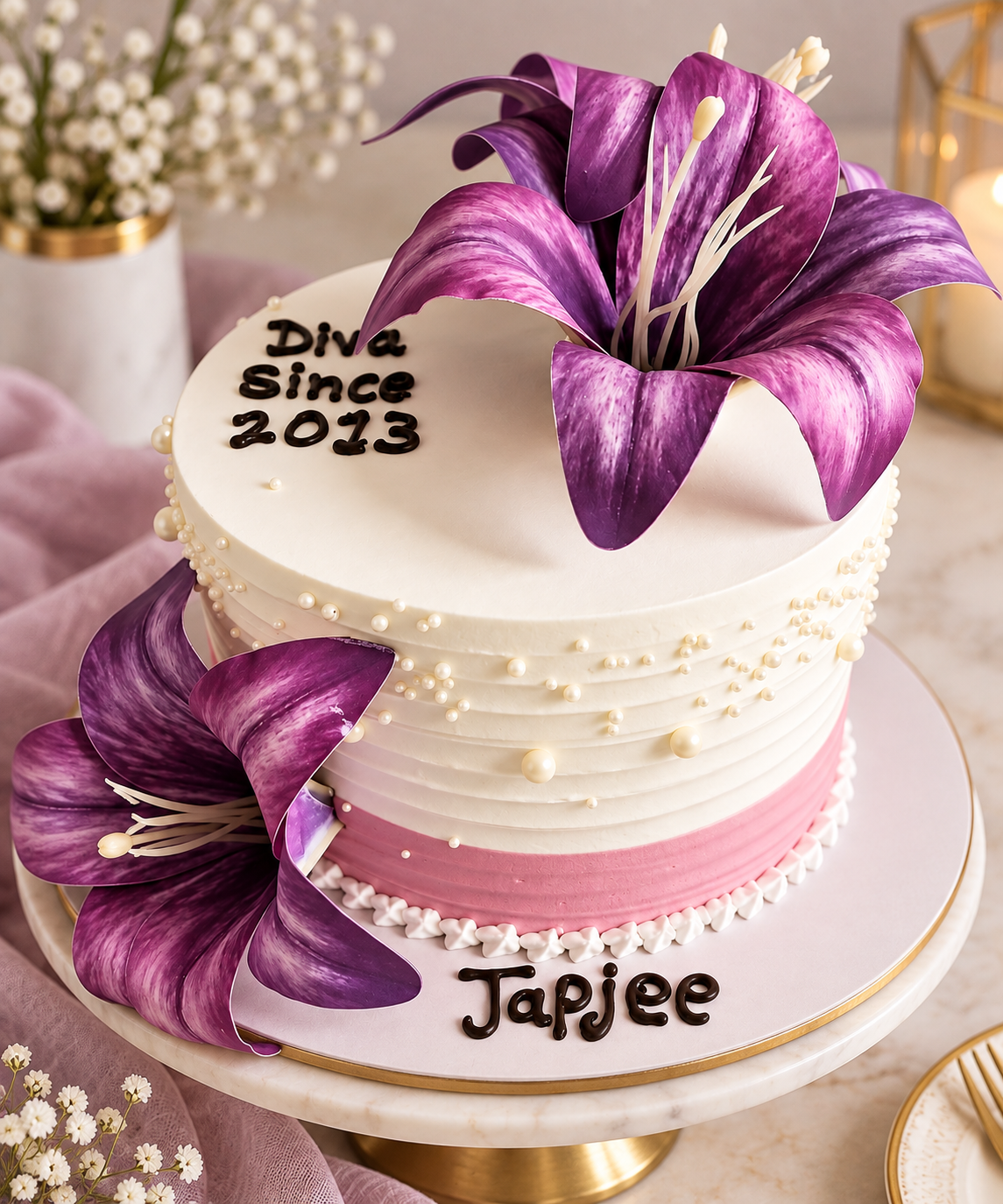 Choco Cream Cake Customized  (1 Kg)