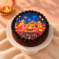 Happy Diwali Truffle Poster Cake (500 Gm)