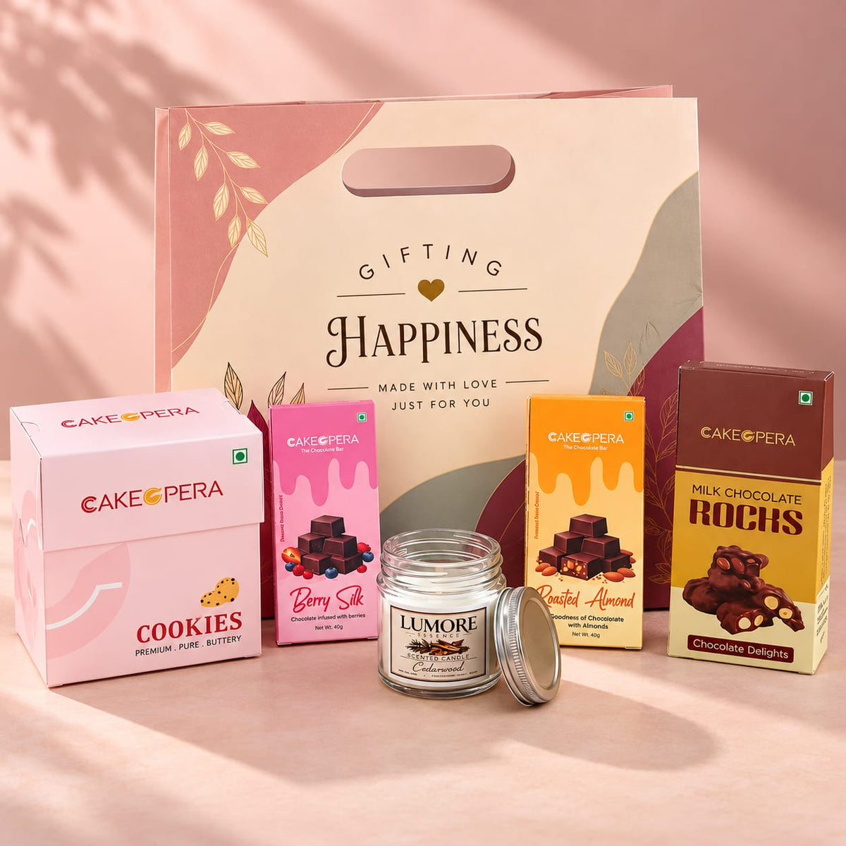 Scented Candle Diwali Choco Hamper