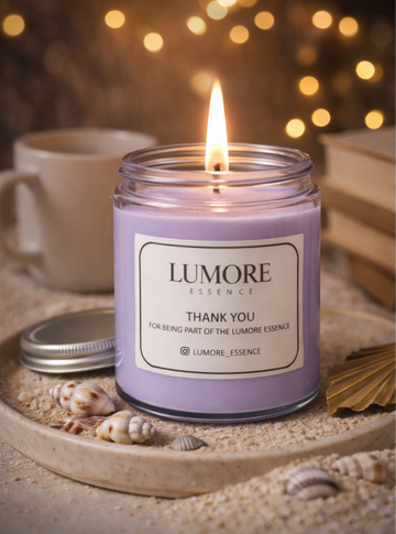 Lavender Scented Jar Candle – Relaxing Aromatherapy Fragrance