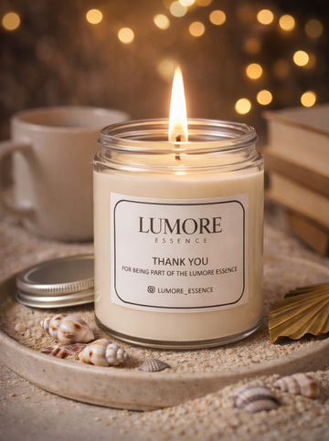 Vanilla Scented Jar Candle – Warm & Sweet Home Fragrance