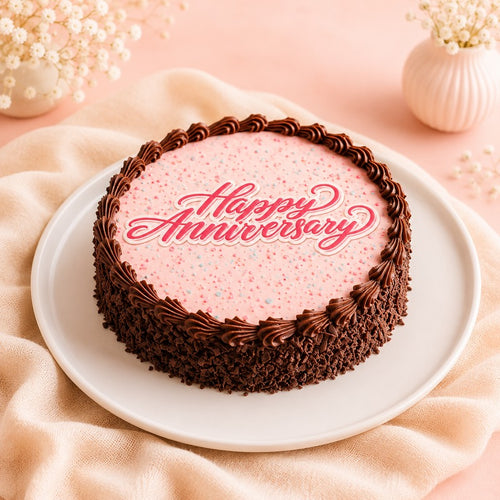 Anniversary Truffle Poster Cake (500 Gm)