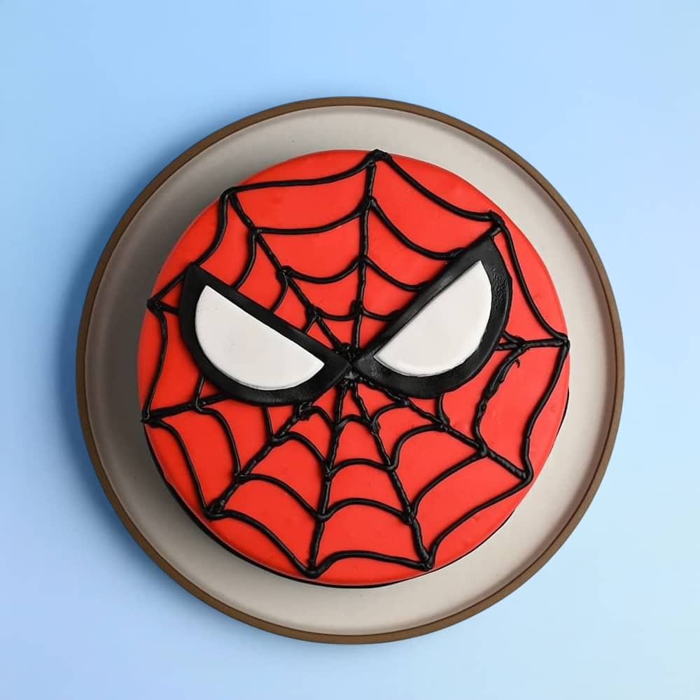 Spider Web Superhero Cake (1Kg)