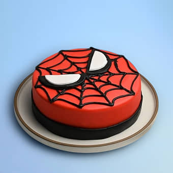 Spider Web Superhero Cake (1Kg) – Cakeopera