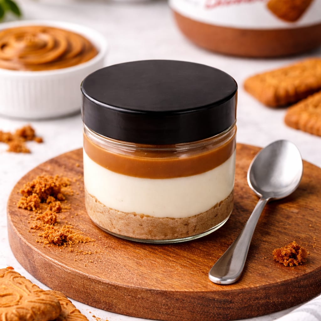 Lotus Biscoff Cheese Jar Cake (100 Gm)