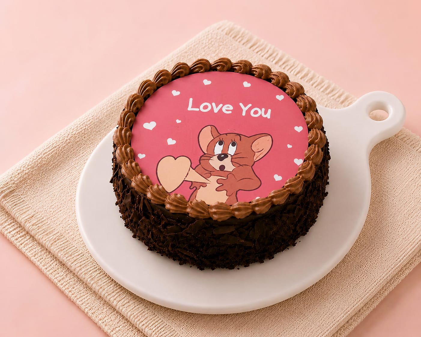Love You Truffle Bento Poster Cake (300 Gm)
