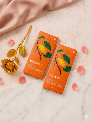 Metal Rose & Chocolate Bars Combo