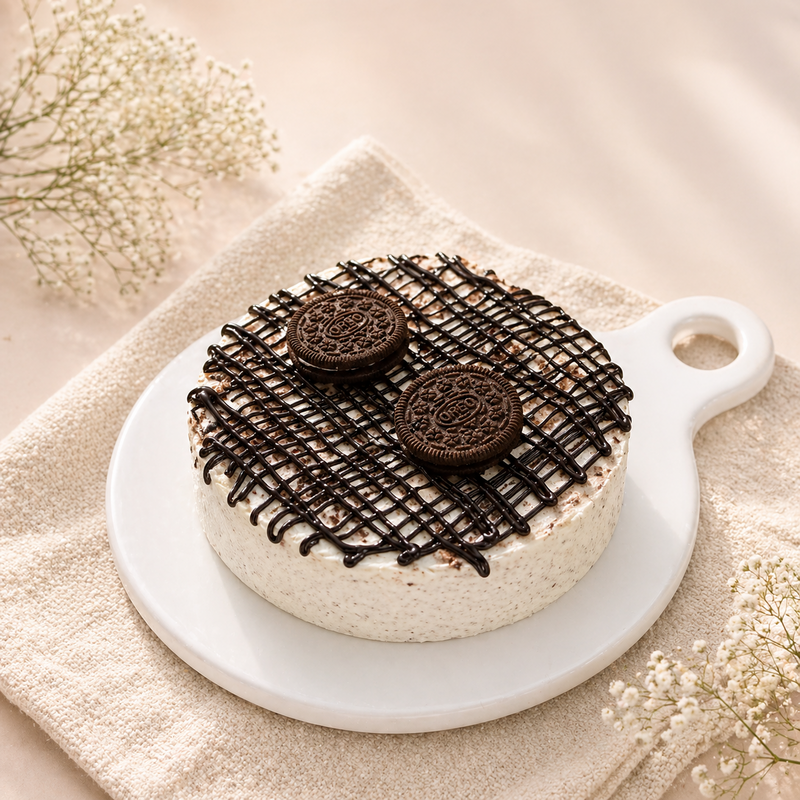 Oreo ® Crush Cheesy Cake (500 Gm)