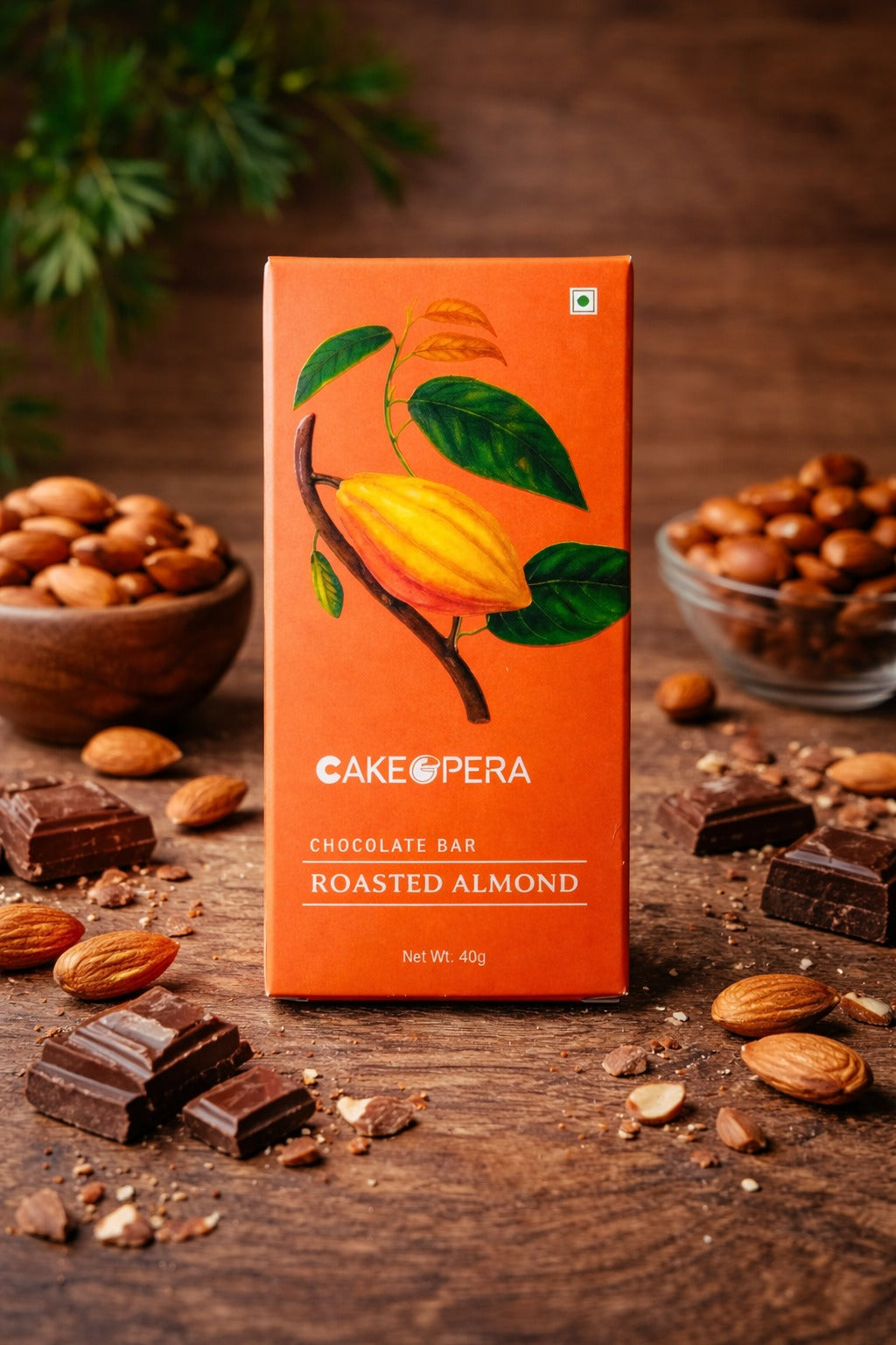 Roasted Almond Chocolate (40 Gm)